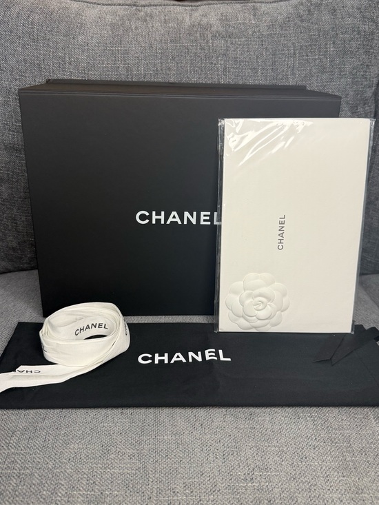 CHANEL Accessories - CHANEL magnetic BOX,dust bag,ribbon,camellia,care envelope with cleaning cloth